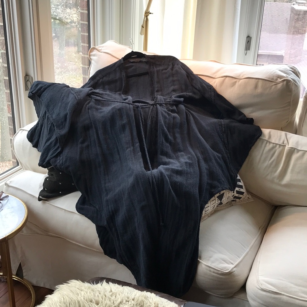 Jen's Pirate Booty Black Lightweight Swim Coverup